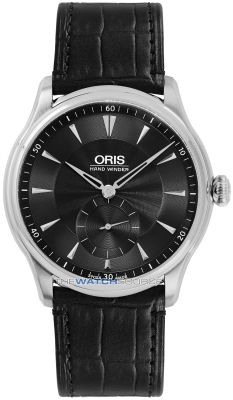 Buy this new Oris Artelier Hand Winding, Small Second 01 396 7580 4054-07 5 21 06 mens watch for the discount price of £1,369.00. UK Retailer.